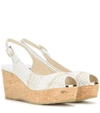 JIMMY CHOO Praise Wedge Sandals