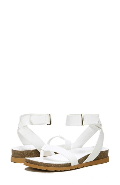 Shop Franco Sarto Blanca Sandal In White