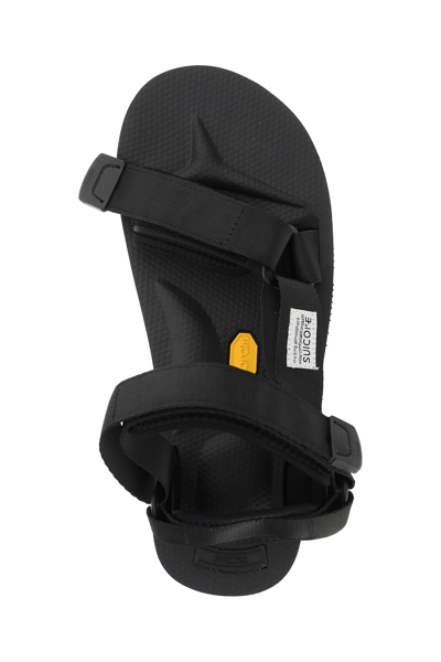 Shop Suicoke Depa-v Sandals In Black