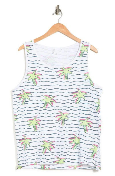Shop Sovereign Code Sunny Printed Tank In Seaside Palm