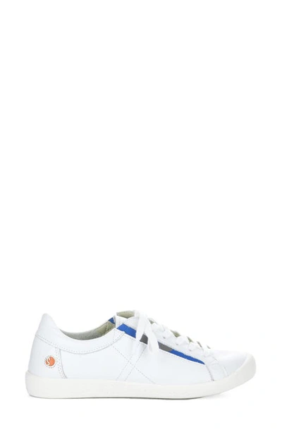 Shop Softinos By Fly London Iddy Sneaker In 000 White/ Blue
