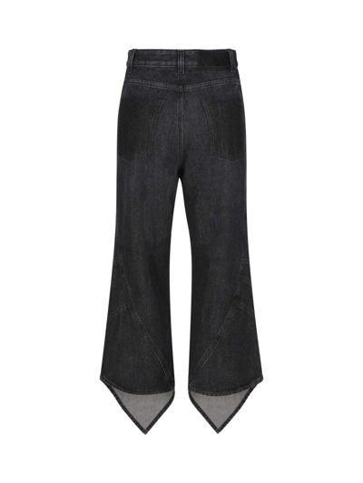 Shop Loewe Women's Black Cotton Jeans
