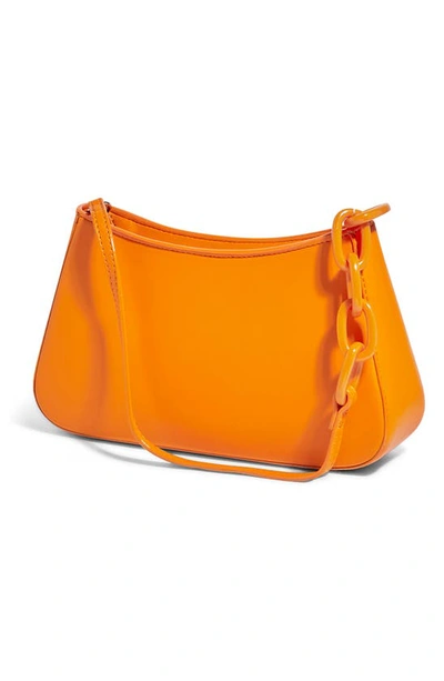 Shop House Of Want Newbie Vegan Leather Shoulder Bag In Orange