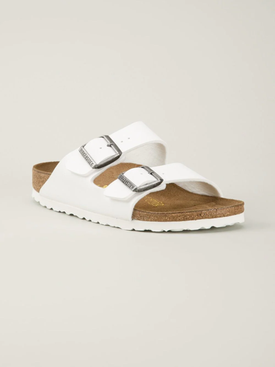 Shop Birkenstock 'arizona' Sandals In White