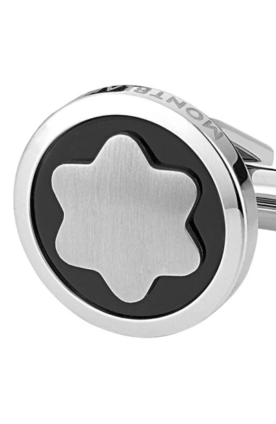 Shop Montblanc Snowcap Stainless Steel Cuff Links