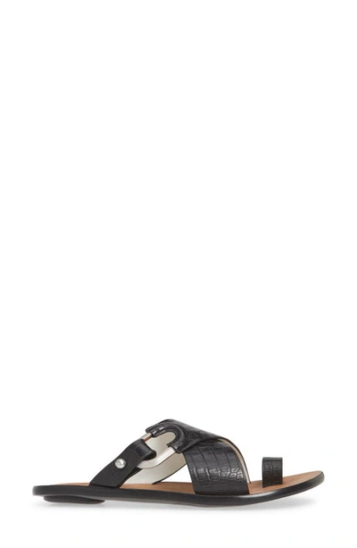 Shop Rag & Bone August Sandal In Black Croc Print