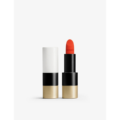 Shop Hermes Rouge  Matte Lipstick 3.5g In 53 Rouge Orange