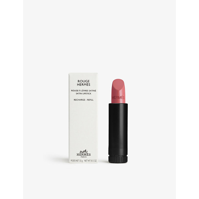 Shop Hermes 18 Rose Encens Rouge Hermès Satin Lipstick Refill
