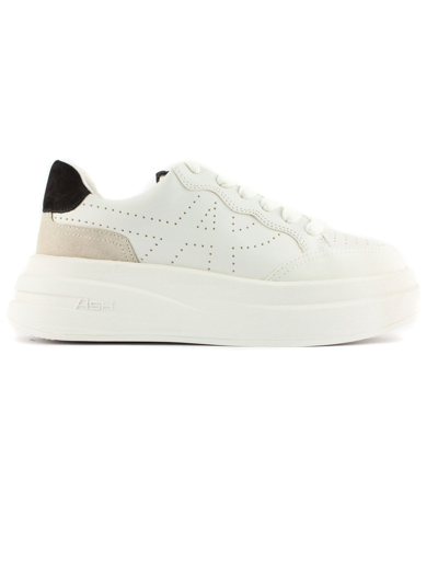 Shop Ash Sneaker Impuls In White Leather In Bianco