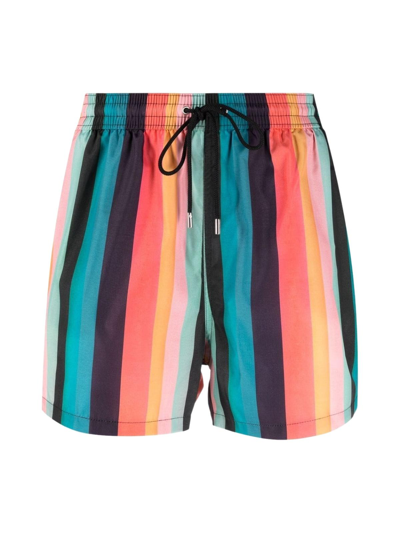 Shop Paul Smith Short Artist Strp In Astr