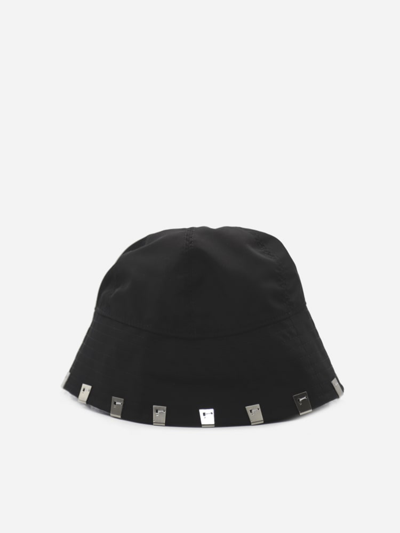 Shop Alyx Bucket Hat In Technical Fabric With Metal Inserts In Black