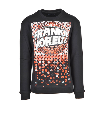 Shop Frankie Morello Mens Black Sweatshirt