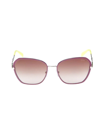 Emilio Pucci 58mm Butterfly Sunglasses