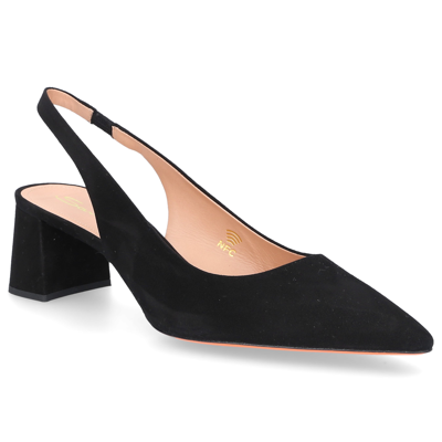 Santoni Slingback Pumps 70050 In Black