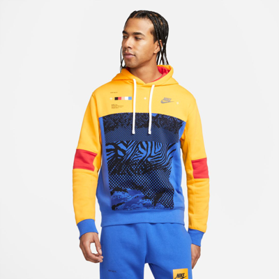 Sportswear Men s Fleece Pullover Hoodie In University Gold