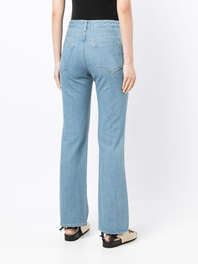 Tu Es Mon Tresor The Amethyst Flared Leg Jeans In Blue