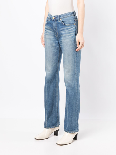 Tu Es Mon Tresor The Amethyst Flared Jeans In Blue