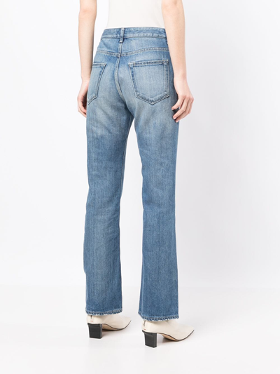 Tu Es Mon Tresor The Amethyst Flared Jeans In Blue