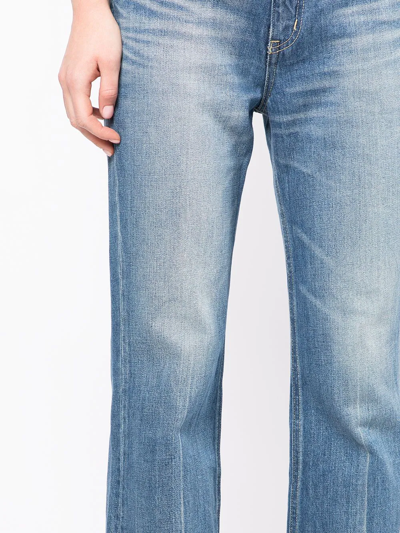 Tu Es Mon Tresor The Amethyst Flared Jeans In Blue