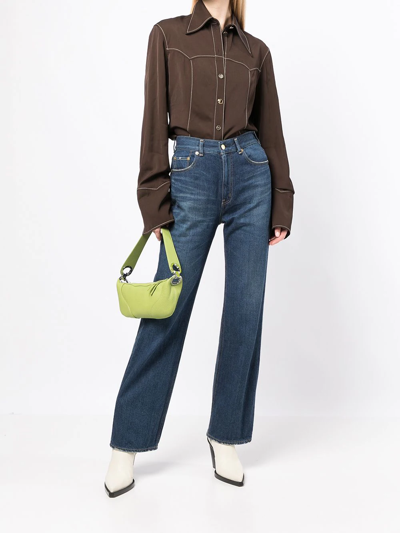 Tu Es Mon Tresor The Lapis Lazuli Straight-leg Jeans In Blue