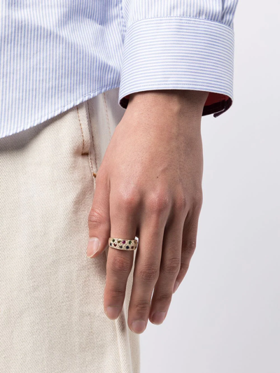 Bleue Burnham Riviera Mini Sapphire Ring In Gold (375)