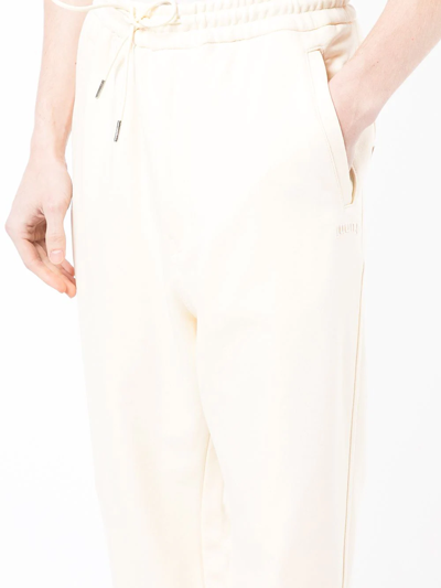 Juunj Drawstring Track Pants In Yellow