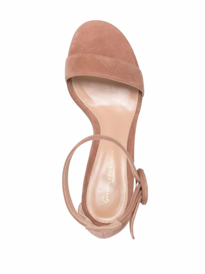 Gianvito Rossi 60mm Ankle Strap-fastening Sandals In Neutrals