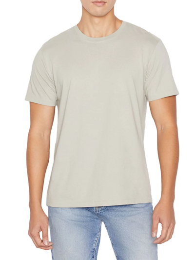 Shop Frame Men's Crewneck T-shirt In Canvas Beige
