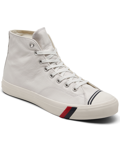 Shop Keds Men's And Women's Royal Hi Classic Leather Casual Sneakers From Finish Line In White