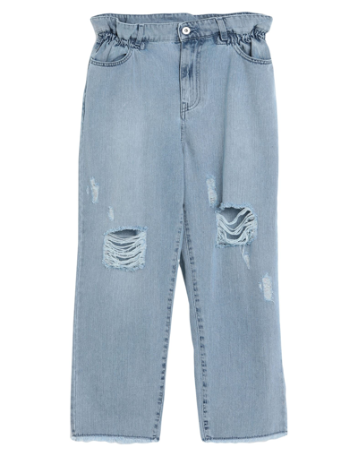 Shop Actitude By Twinset Woman Jeans Blue Size 31 Cotton