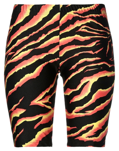 Shop Jeremy Scott Woman Leggings Black Size 14 Polyamide, Elastane