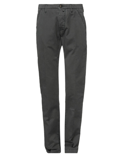 Shop Jacob Cohёn Man Pants Lead Size 33 Cotton In Grey