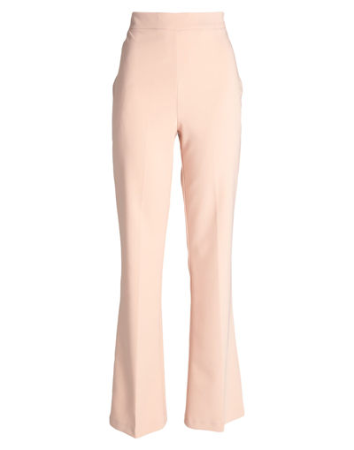 Shop Corte Dei Gonzaga Woman Pants Light Pink Size 8 Polyester, Elastane