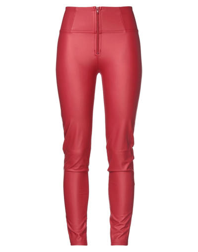 Shop Freddy Woman Pants Red Size M Polyester, Elastane