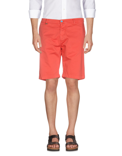 Shop Barbati Man Shorts & Bermuda Shorts Red Size 26 Cotton, Elastane