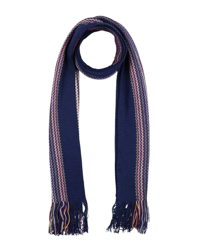 Missoni Scarves In Dark Blue