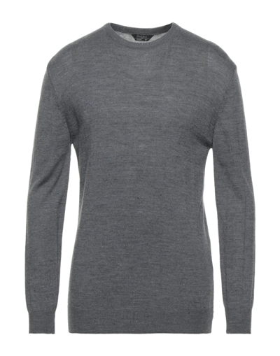 Shop Siviglia Man Sweater Grey Size Xxl Wool, Acrylic