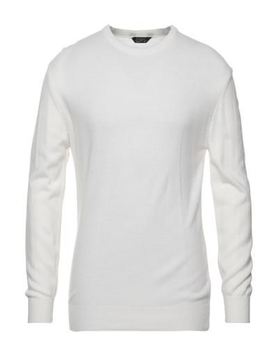 Shop Siviglia Man Sweater White Size L Wool, Acrylic