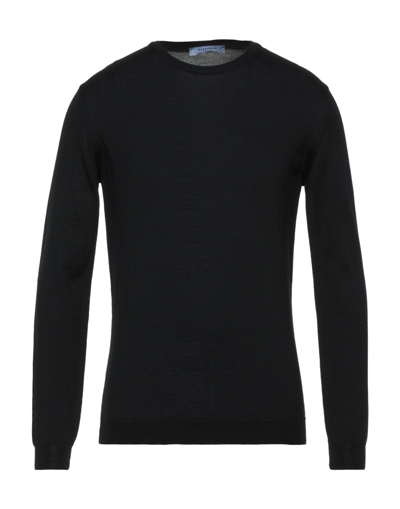 Shop Gazzarrini Man Sweater Black Size Xl Merino Wool, Acrylic