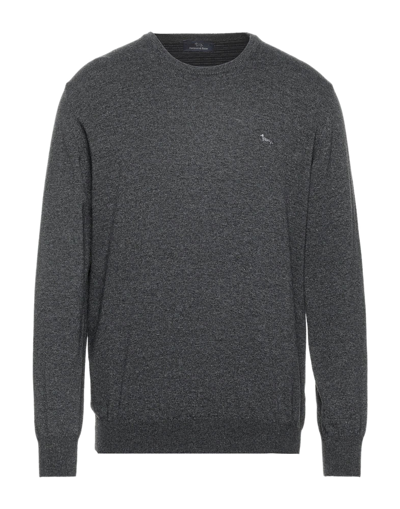 Shop Harmont & Blaine Man Sweater Steel Grey Size 3xl Polyamide, Wool, Viscose, Cashmere