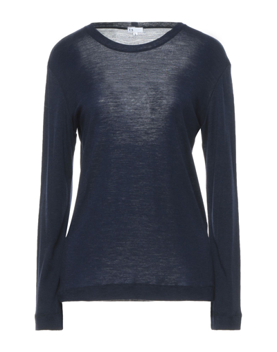 Shop T S T_s Woman Sweater Midnight Blue Size Xl Wool, Polyamide