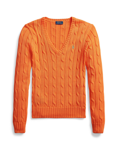 Shop Polo Ralph Lauren Sweaters In Orange
