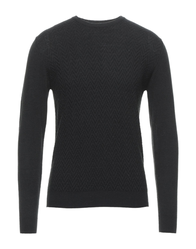 Shop At.p.co At. P.co Man Sweater Black Size Xs Merino Wool, Acrylic, Elastane