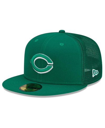 Shop New Era Men's Green Cincinnati Reds 2022 St. Patrick's Day On-field 59fifty Fitted Hat