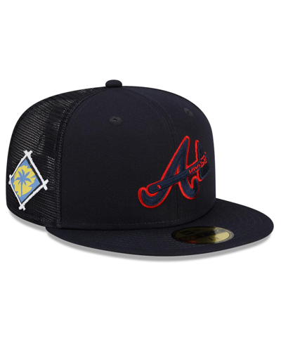 Men's New Era Navy Atlanta Braves 2021 Spring Training Low Profile