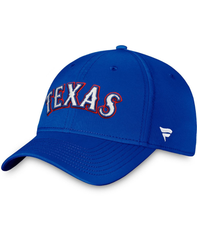 Shop Fanatics Men's Royal Texas Rangers Core Flex Hat