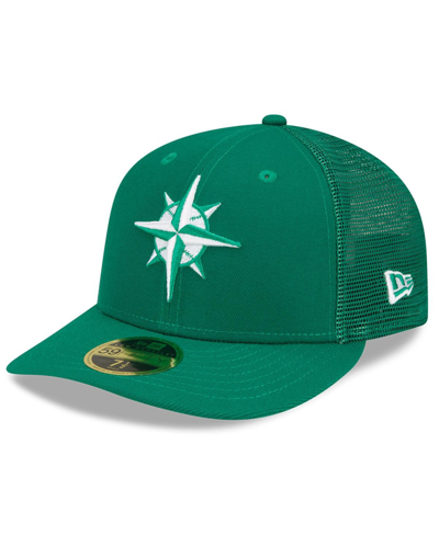 Shop New Era Men's Green Seattle Mariners 2022 St. Patrick's Day On-field Low Profile 59fifty Fitted Hat