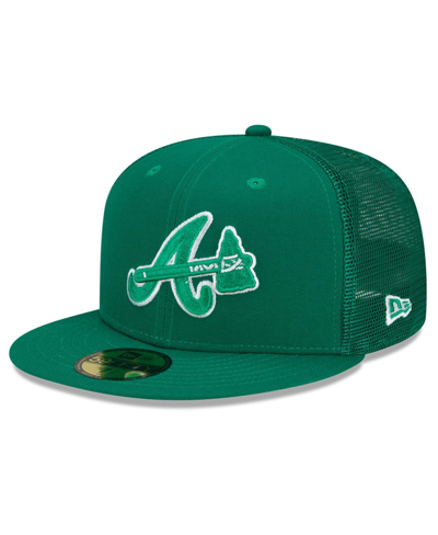 Shop New Era Men's Green Atlanta Braves 2022 St. Patrick's Day On-field 59fifty Fitted Hat