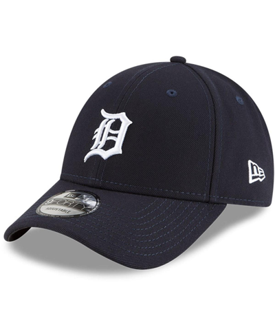 Shop New Era Men's Navy Detroit Tigers Home Team The League 9forty Adjustable Hat