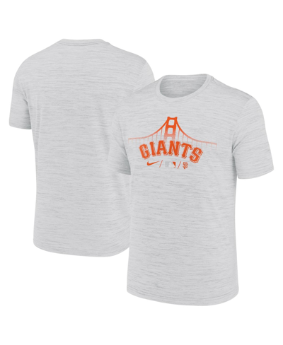 Shop Nike Men's Gray San Francisco Giants Authentic Collection City Connect Velocity Space-dye Performance T-s